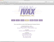 IVAX Corporation Web Site